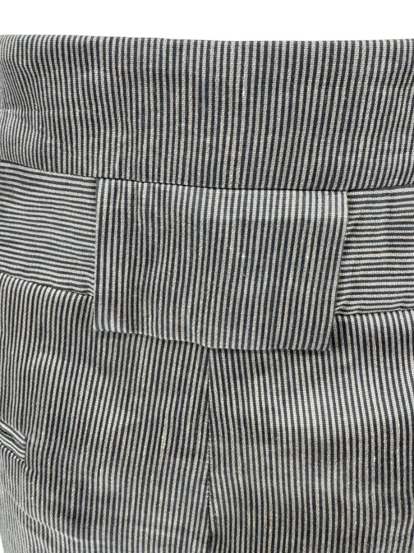 M. Siamo Women’s Striped Linen-Silk Blend Two-Piece Suit – Size 12