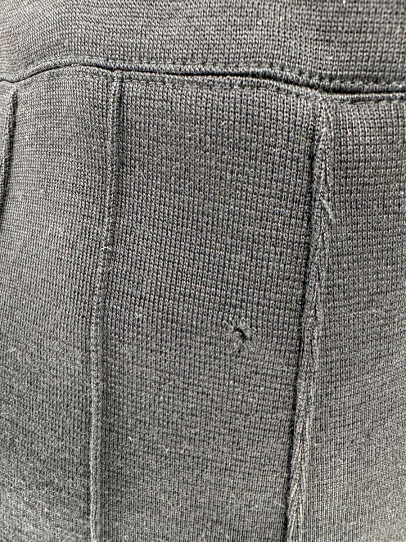 Lida Baday Black Wool Knit Fluted Skirt – Size 12