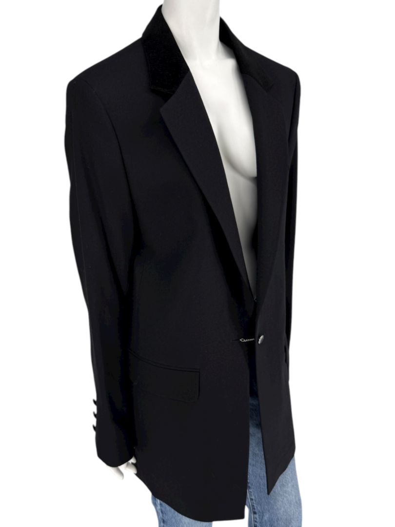 Karl Lagerfeld for H&M Men’s Black Wool Blazer –Size EU 52 / US 42