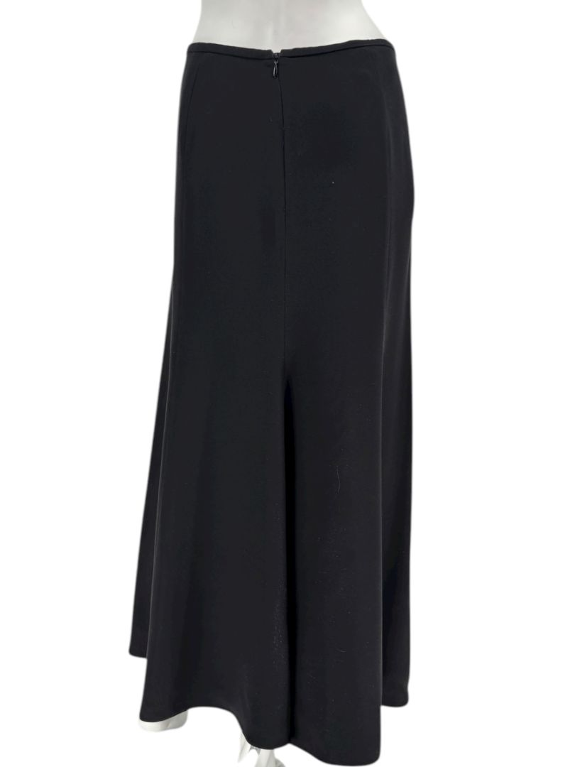 Armani Collezioni Black A-Line Midi Skirt – Size 14 (IT 50)