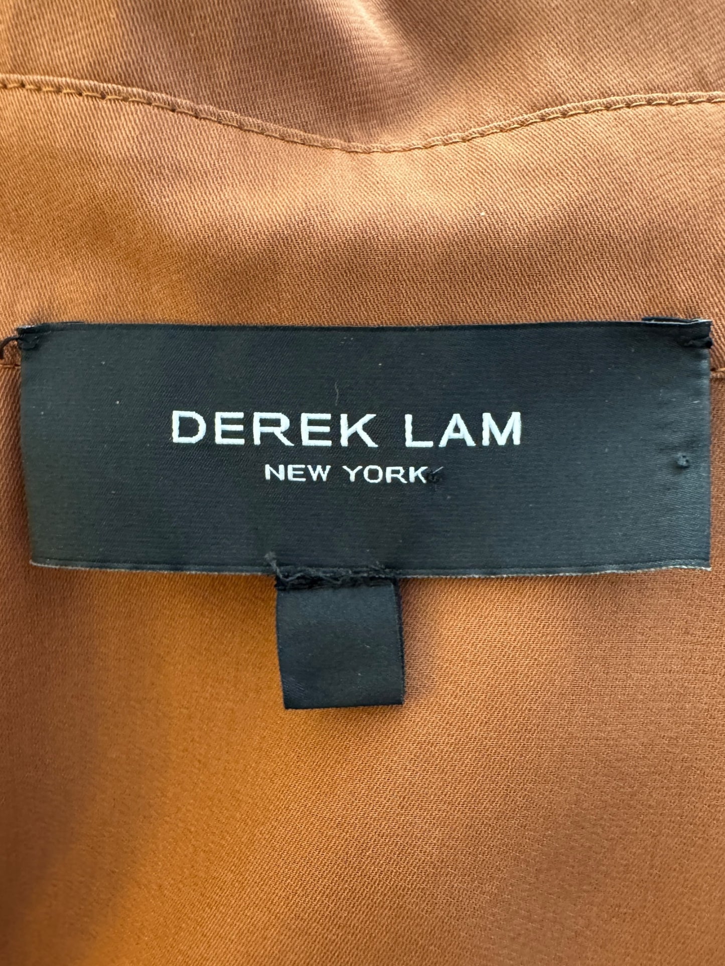 Derek Lam Rust Silk Long Shirt – Size 6 US / 42 IT / 38 FR / 10 GB