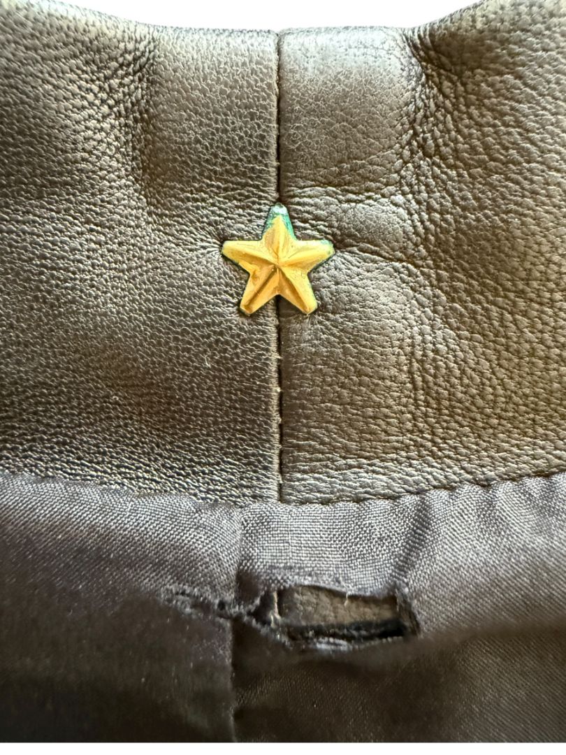 Peter Cohen Black Leather Cropped Jacket – Size M