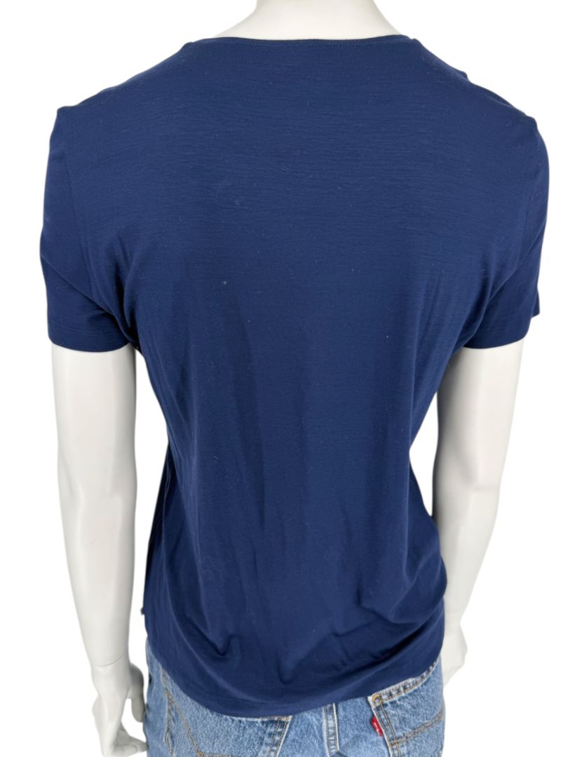Akris Punto Navy Blue Stretch Modal T-Shirt – Size L