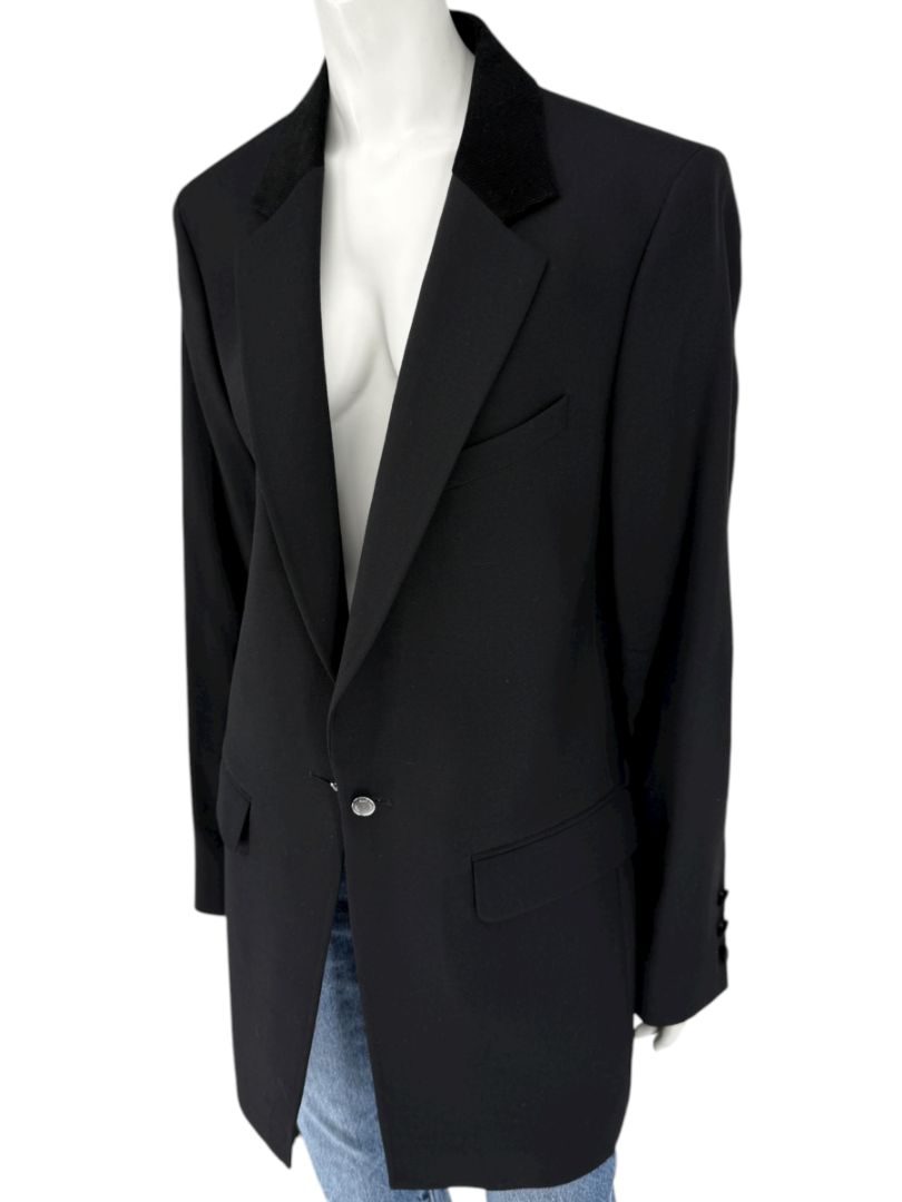 Karl Lagerfeld for H&M Men’s Black Wool Blazer –Size EU 52 / US 42