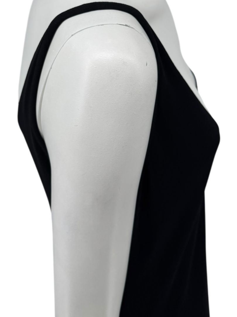 Lida Baday Black V-Neck Slip Dress – Size L