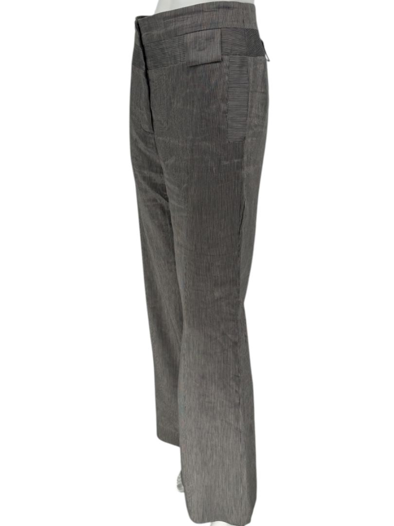 M. Siamo Women’s Striped Linen-Silk Blend Two-Piece Suit – Size 12