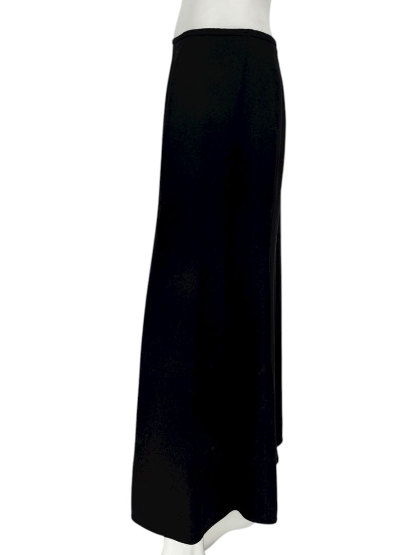 Armani Collezioni Black A-Line Midi Skirt – Size 14 (IT 50)