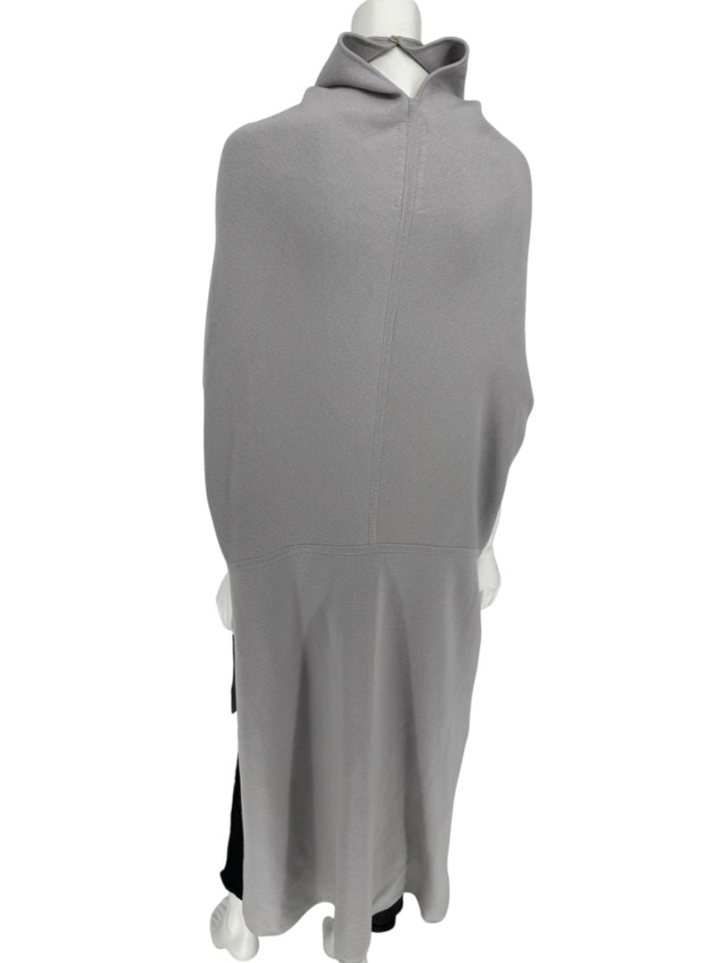 Rick Owens Pearl Grey Sleeveless Knit Funnel Tunic – Size L (IT 48 / US 8)