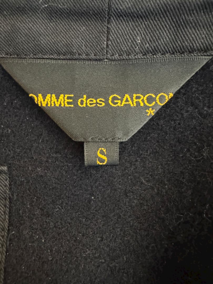 Comme des Garçons Black Wool Sculptural Coat – Fall 2009 – Size S