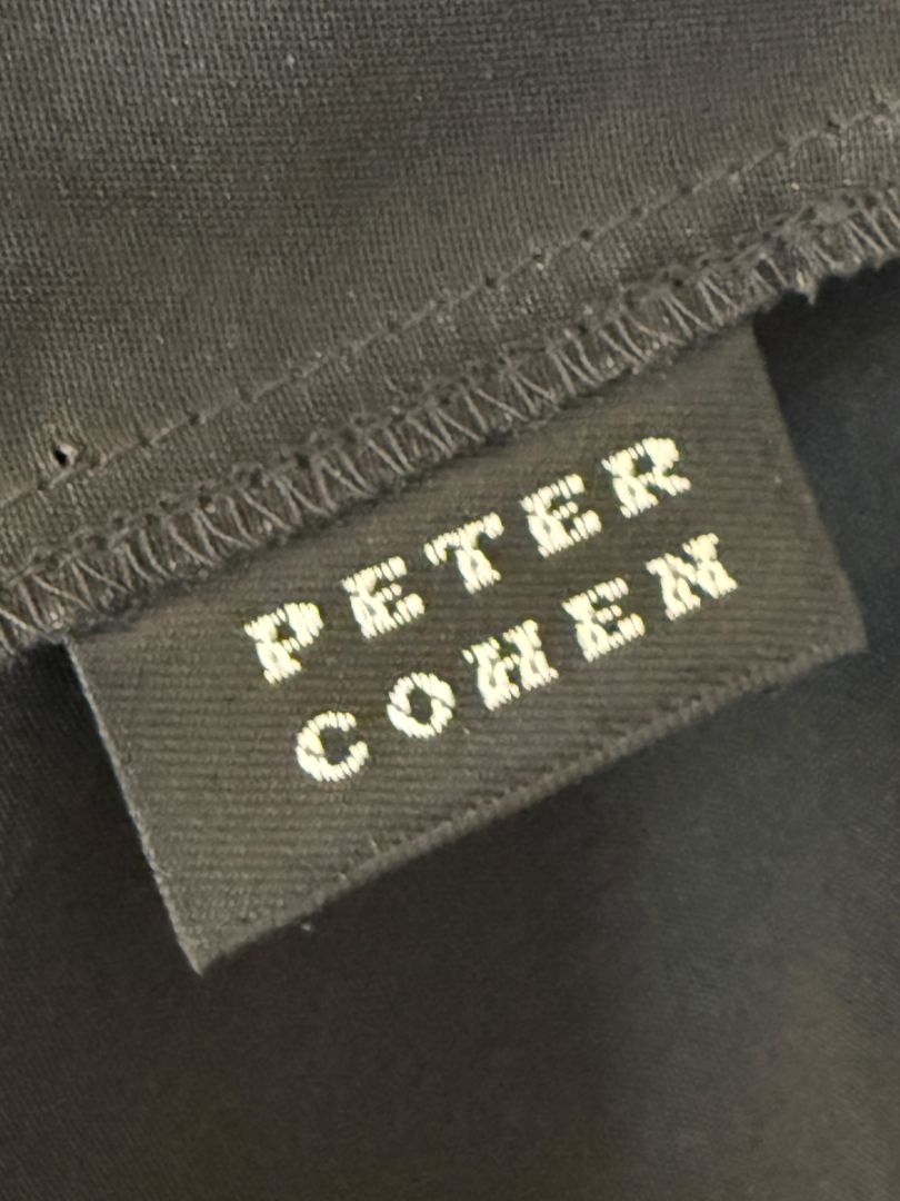 Peter Cohen Charcoal Viscose Cropped Jacket – Size M