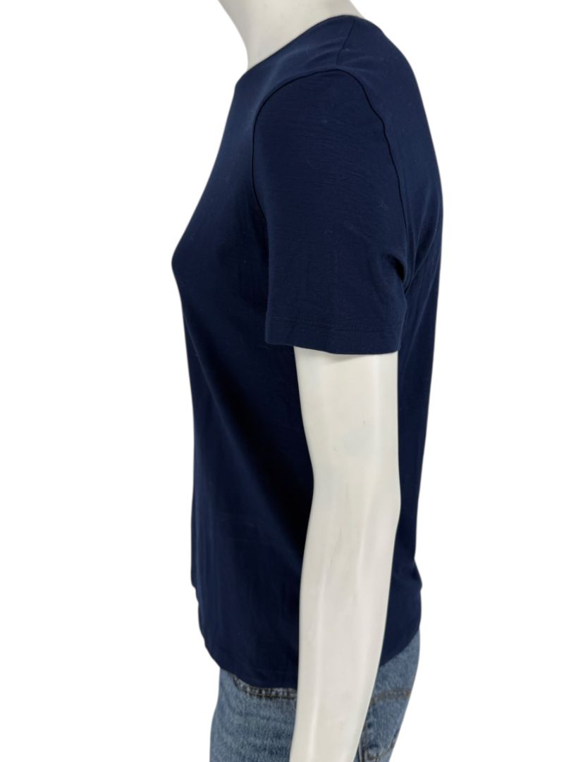 Akris Punto Navy Blue Stretch Modal T-Shirt – Size L