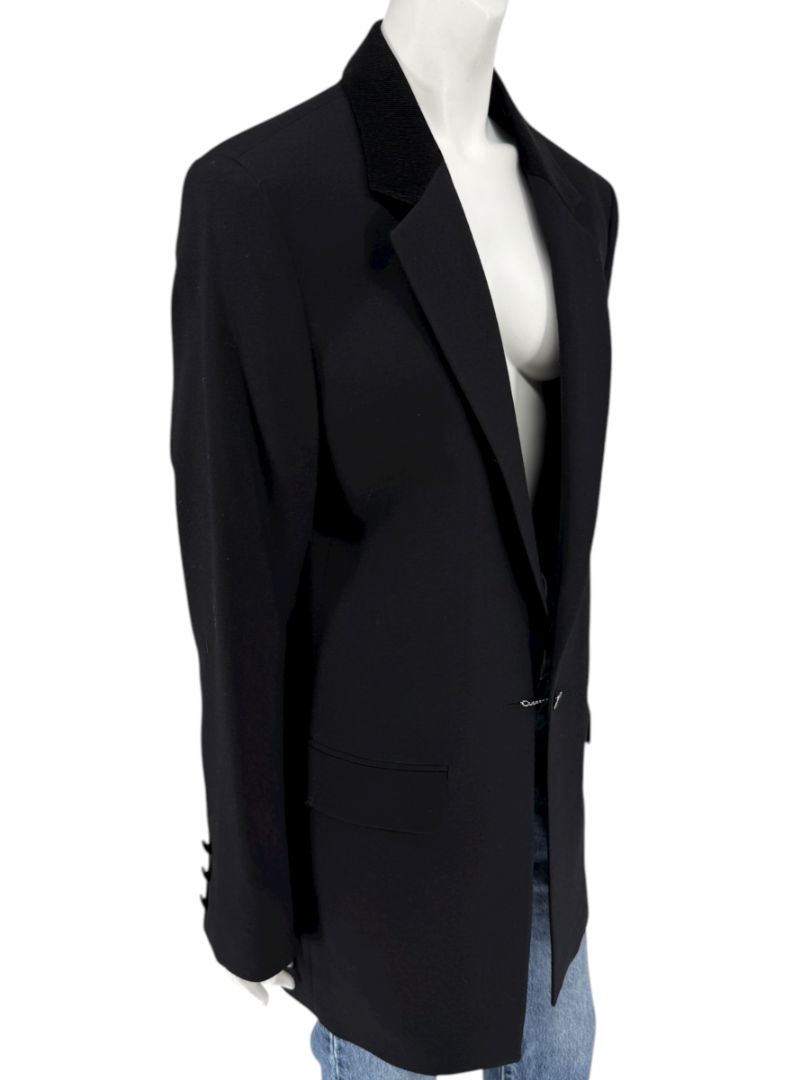 Karl Lagerfeld for H&M Men’s Black Wool Blazer –Size EU 52 / US 42