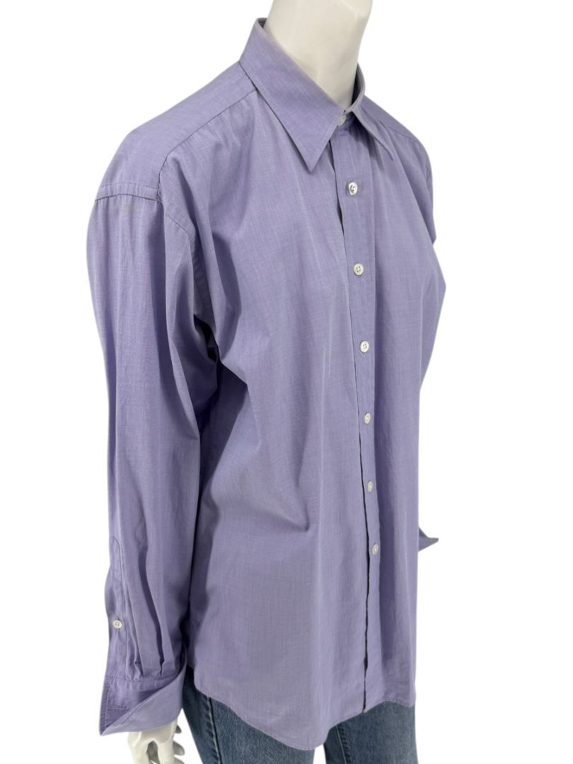 Craig Taylor Purple Long-Sleeve Button-Down Shirt – Size M