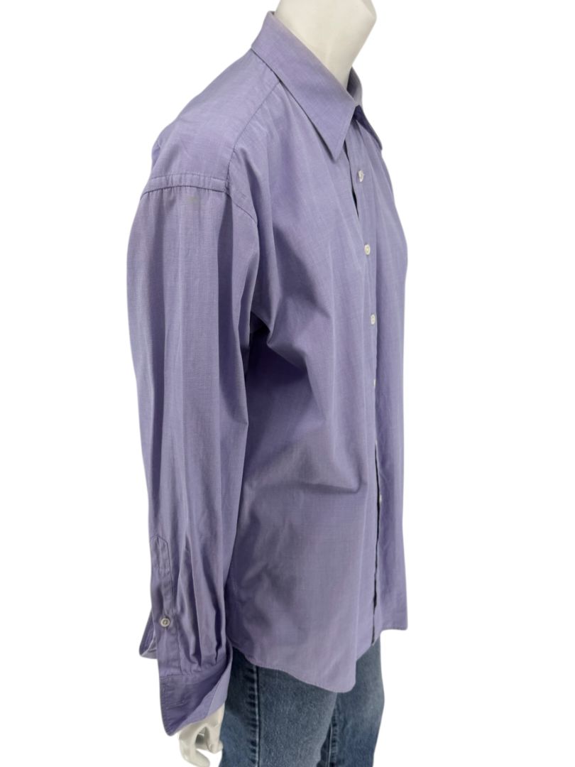 Craig Taylor Purple Long-Sleeve Button-Down Shirt – Size M