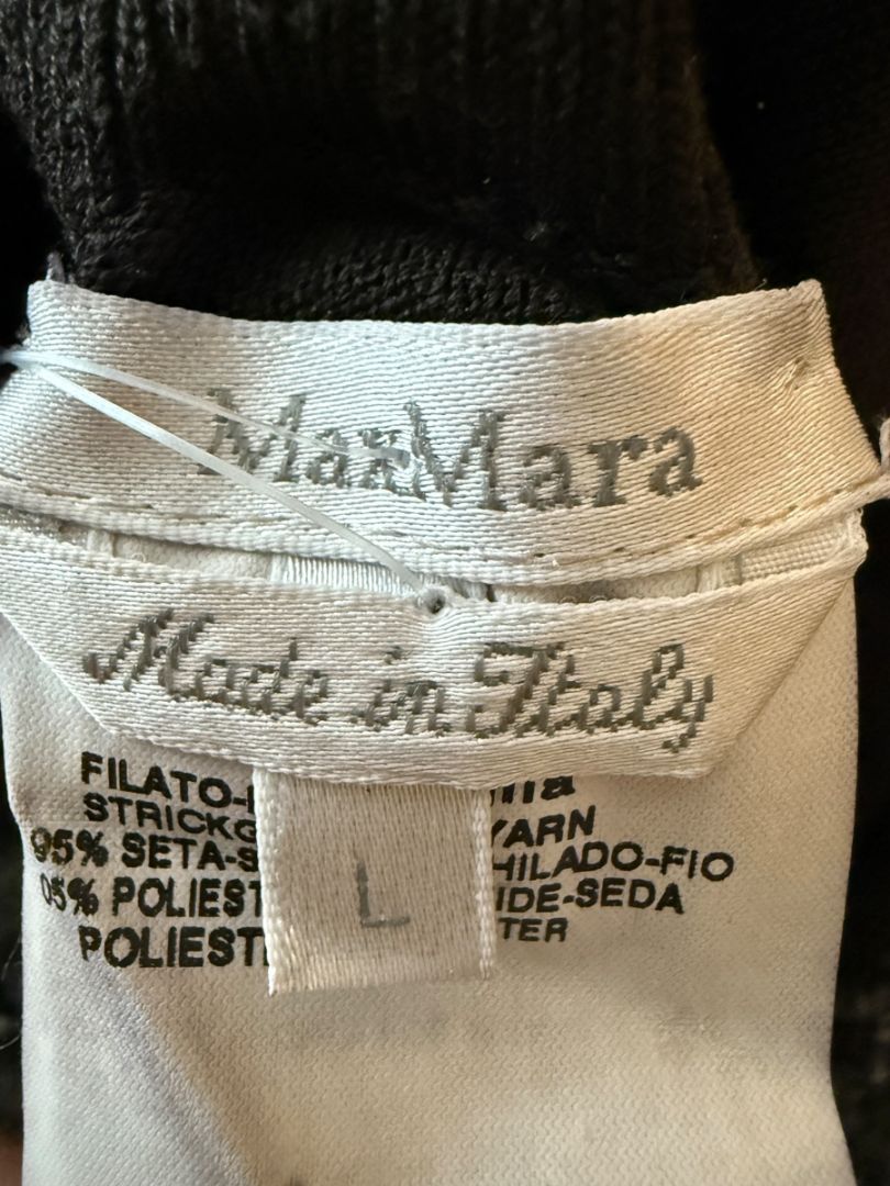 Max Mara Sleeveless Brown Turtleneck Top – Size Large