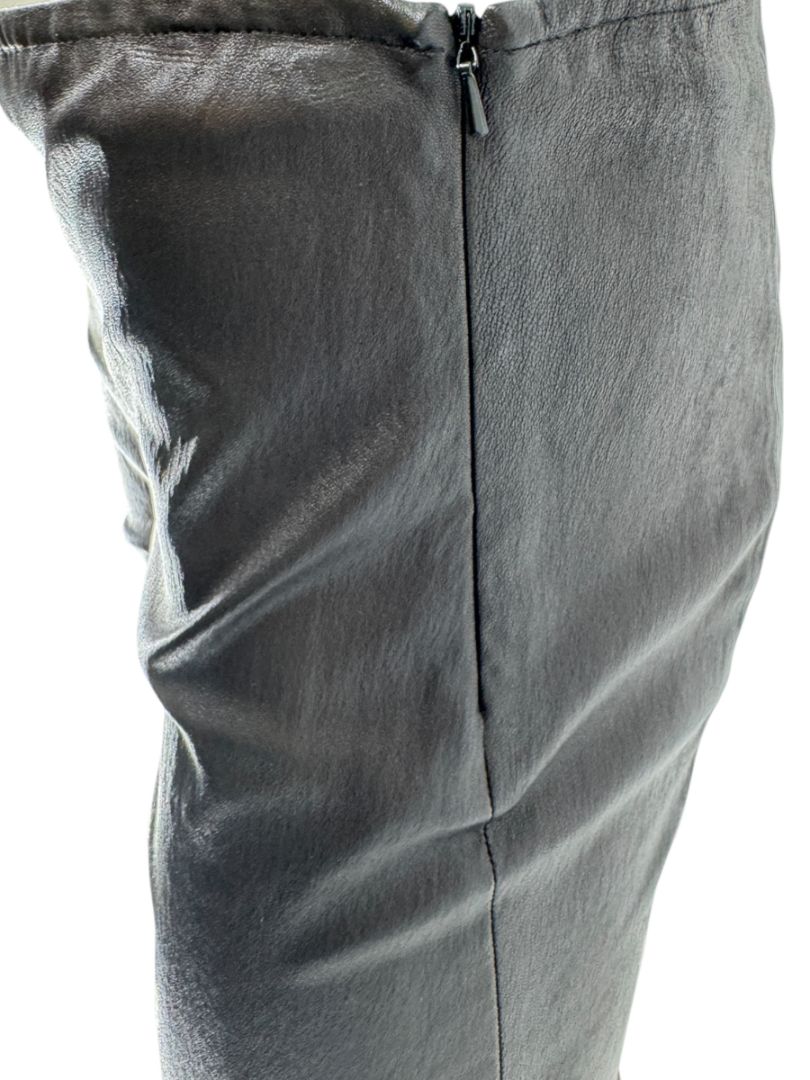 The Row Black Lambskin-Front Legging Pants – Size Large