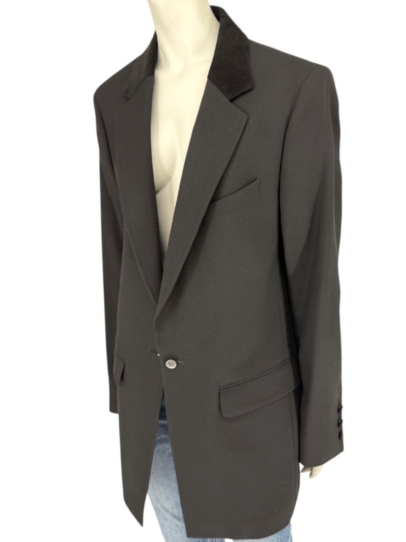 Karl Lagerfeld for H&M Men’s Black Wool Blazer –Size EU 52 / US 42