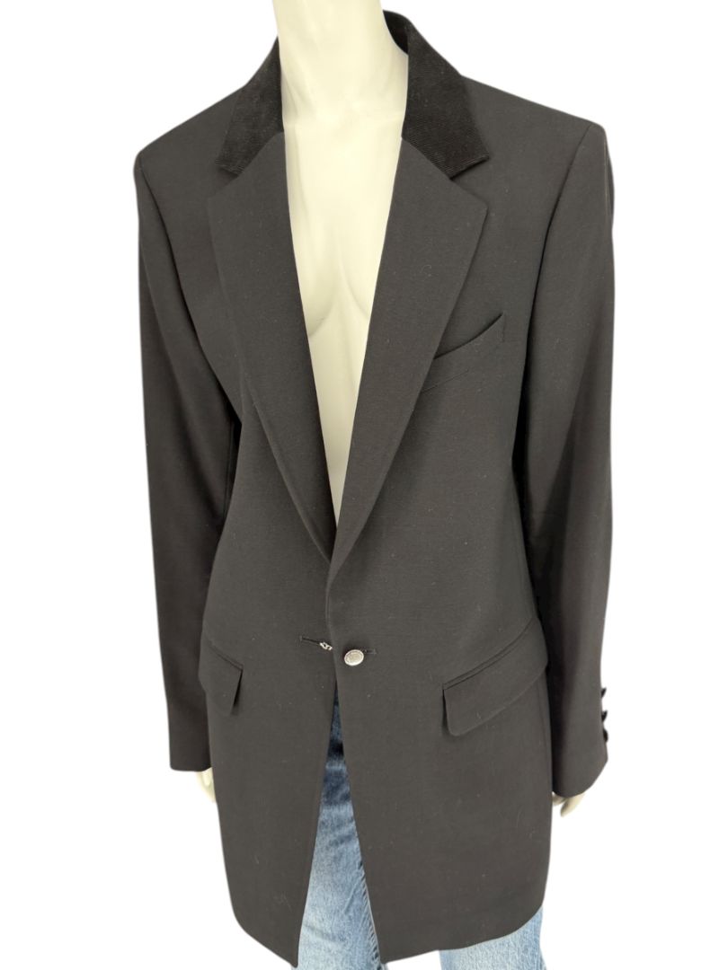 Karl Lagerfeld for H&M Men’s Black Wool Blazer –Size EU 52 / US 42