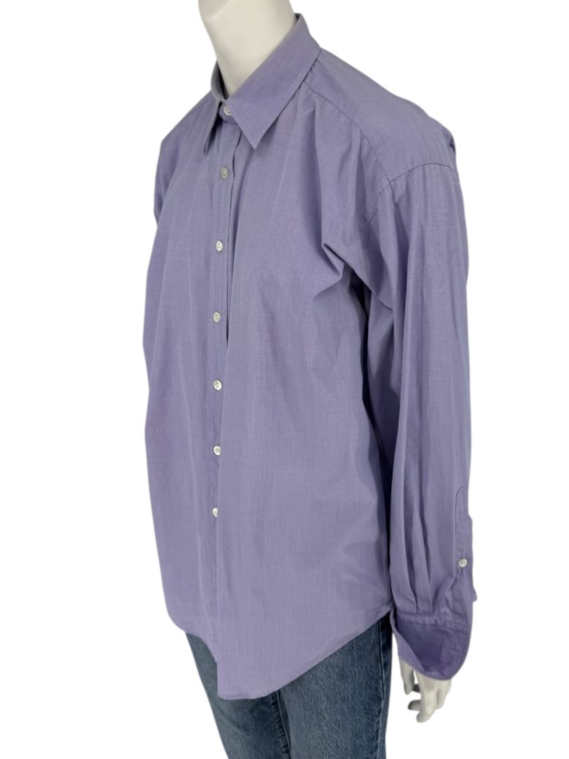 Craig Taylor Purple Long-Sleeve Button-Down Shirt – Size M