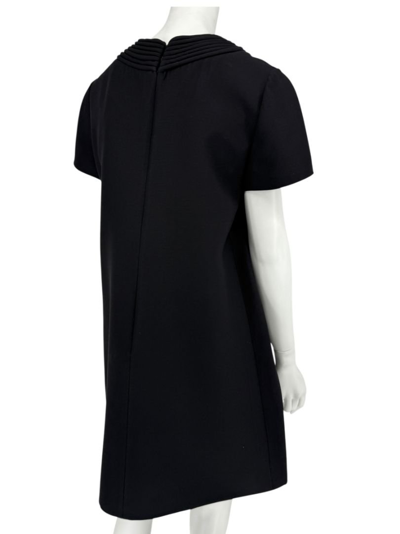 Valentino Black Jersey Mini Dress – Size 10