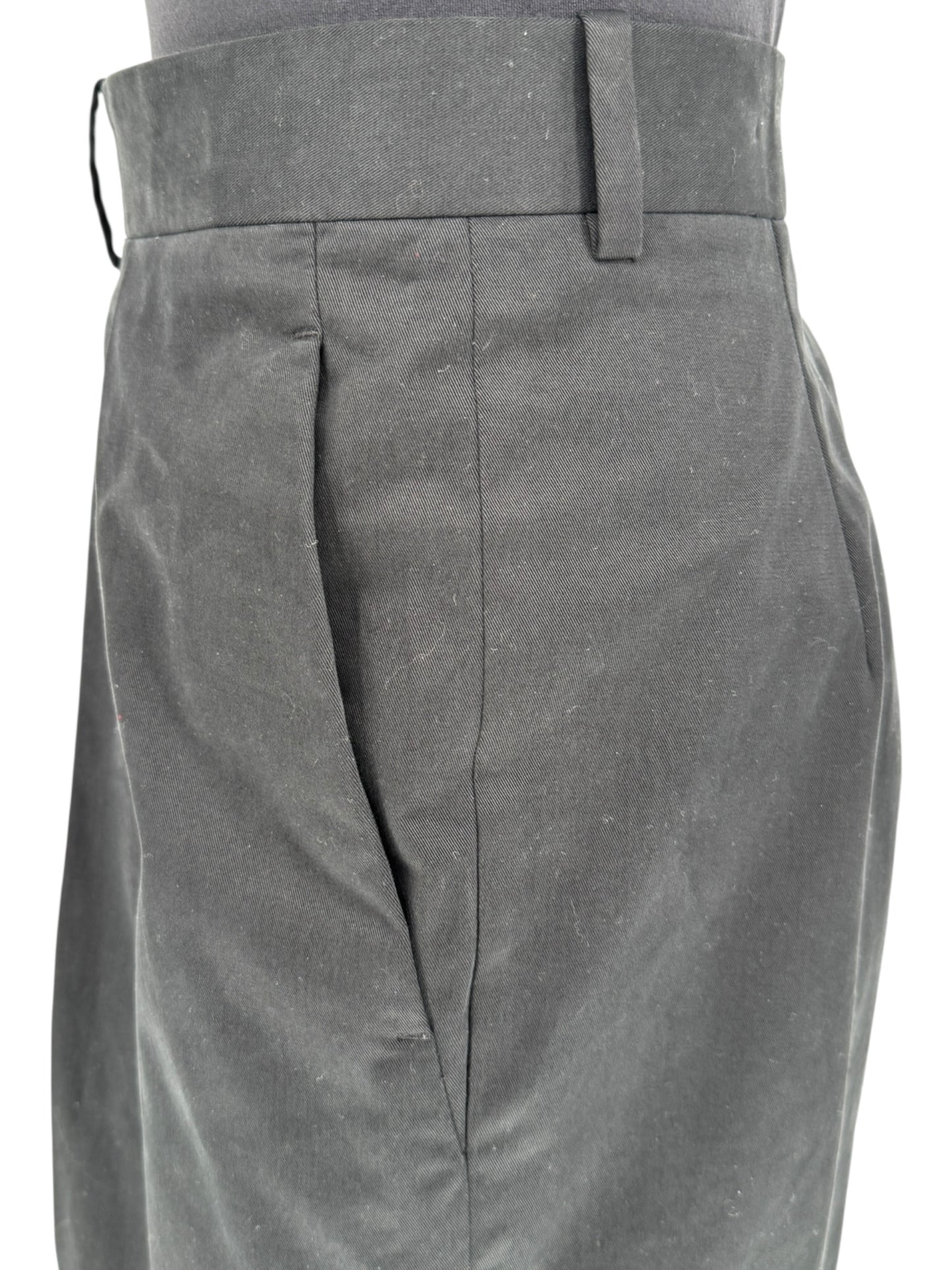 The Row Black Cropped Pleated Culottes – Size 14