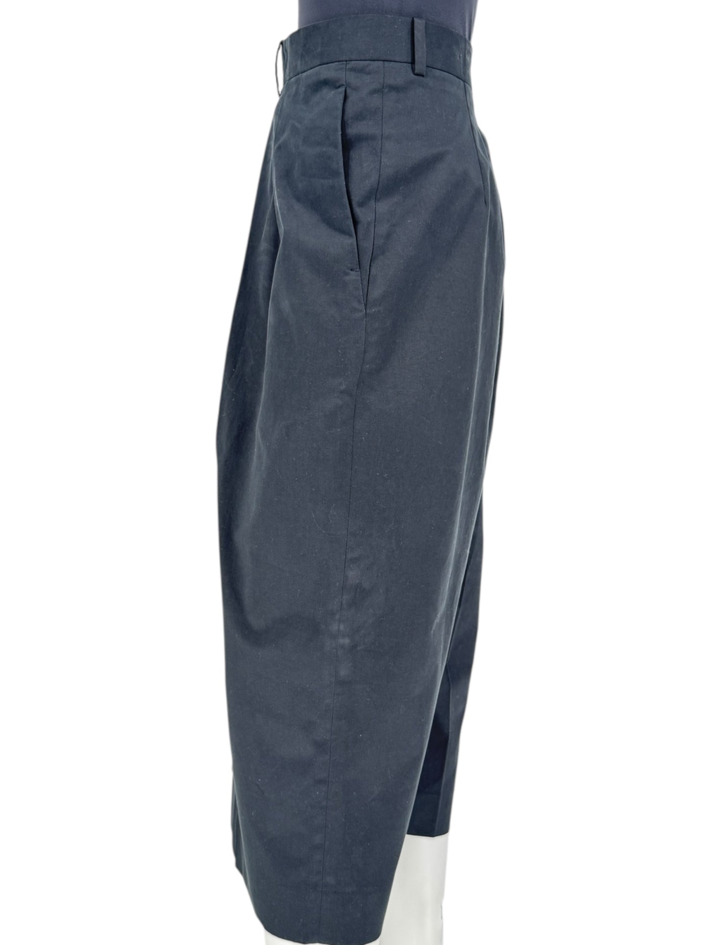 The Row Black Cropped Pleated Culottes – Size 14