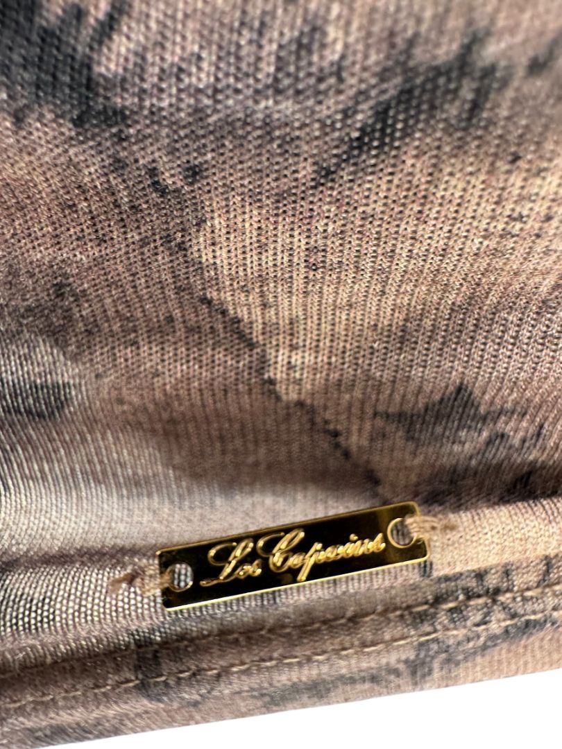 Les Copains Mixed Print Long Sleeve Top - FR 46