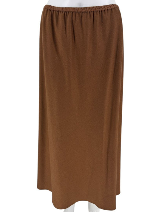 Peter Cohen Cashmere Camel Brown Maxi Skirt – Large