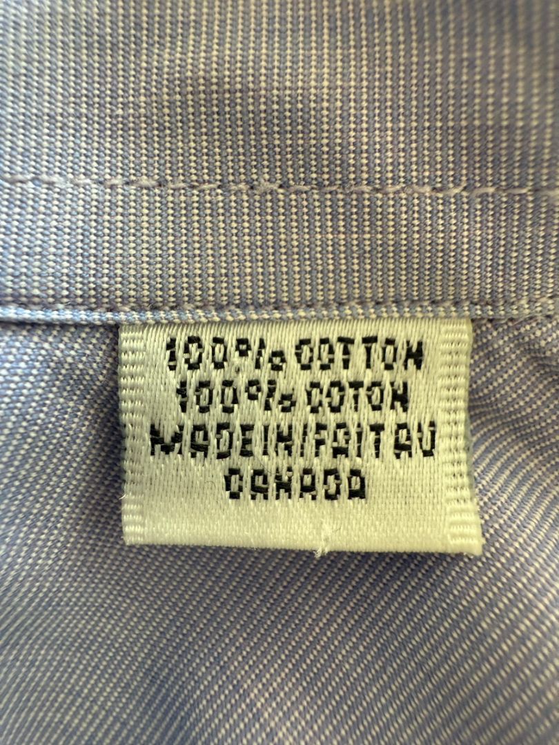 Craig Taylor Purple Long-Sleeve Button-Down Shirt – Size M