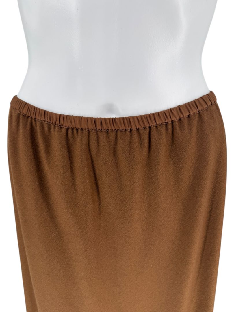 Peter Cohen Cashmere Camel Brown Maxi Skirt – Large
