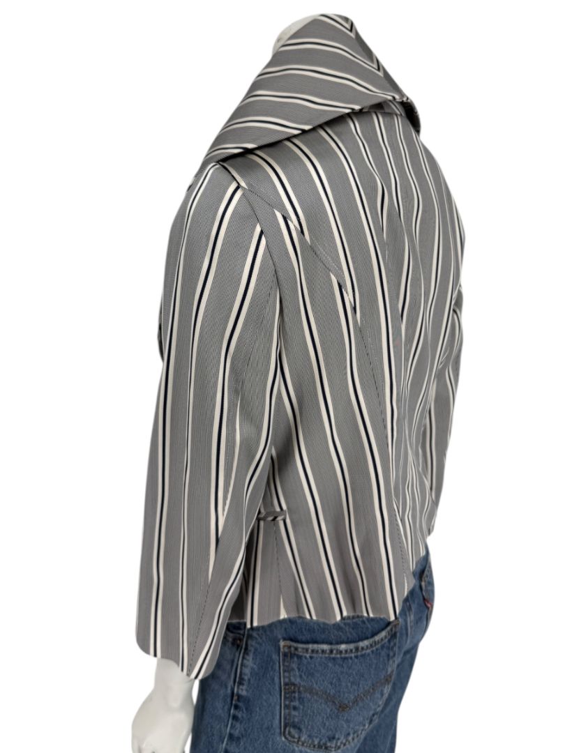 PAUW Amsterdam — Architectural Silk-Cotton Cropped Jacket - Size 4