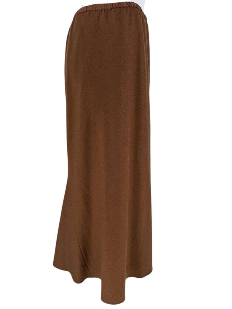 Peter Cohen Cashmere Camel Brown Maxi Skirt – Large