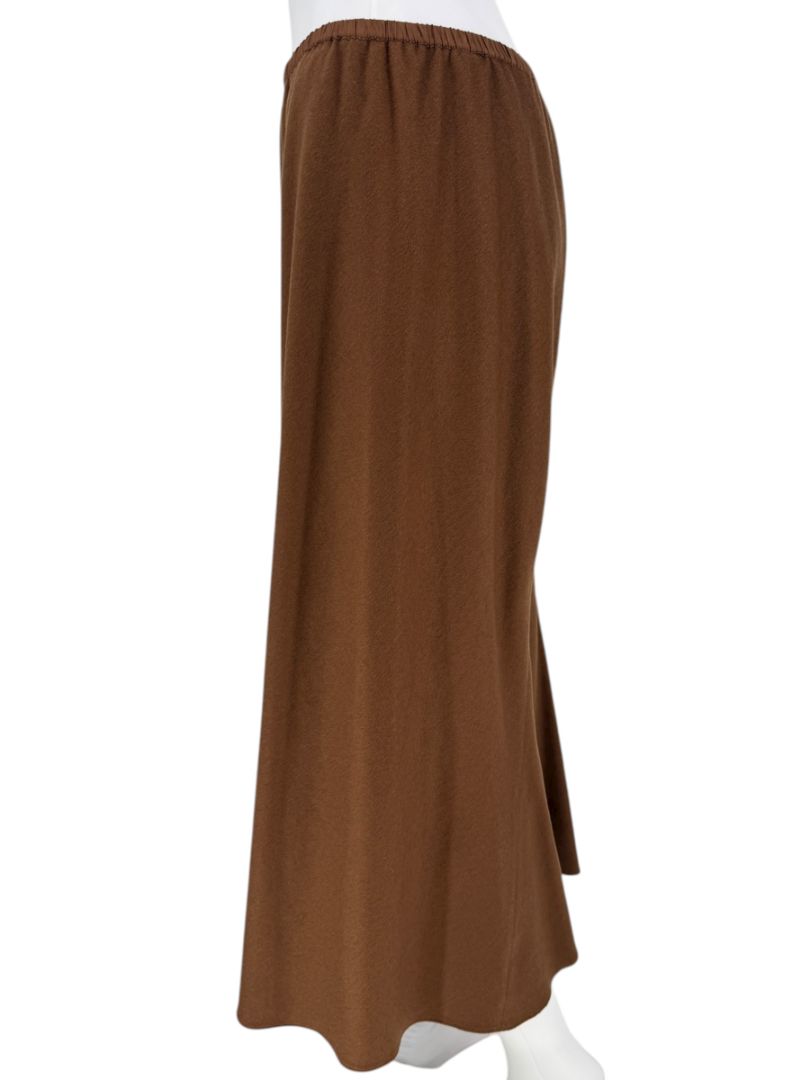 Peter Cohen Cashmere Camel Brown Maxi Skirt – Large