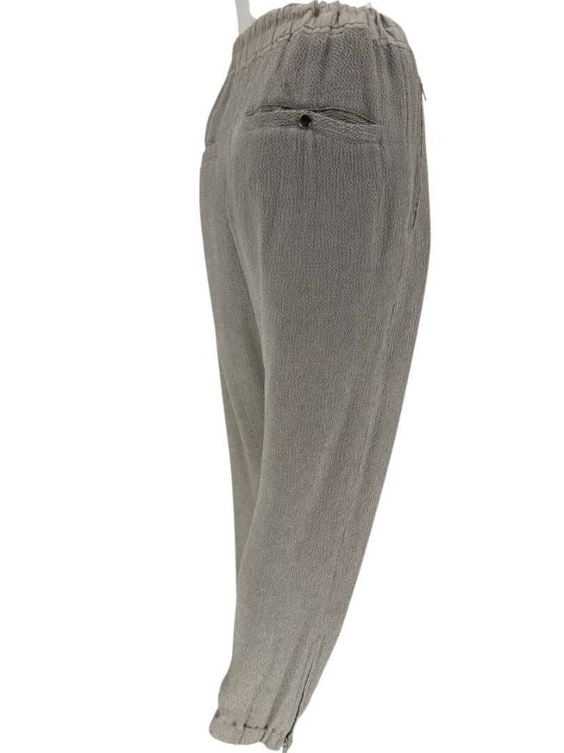 Rick Owens Taupe Draped Tank & Textured Jogger Set - Size IT 42 / US 6