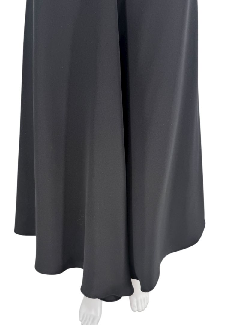 Peter Cohen Black Bias-Cut Maxi Skirt – Size Large