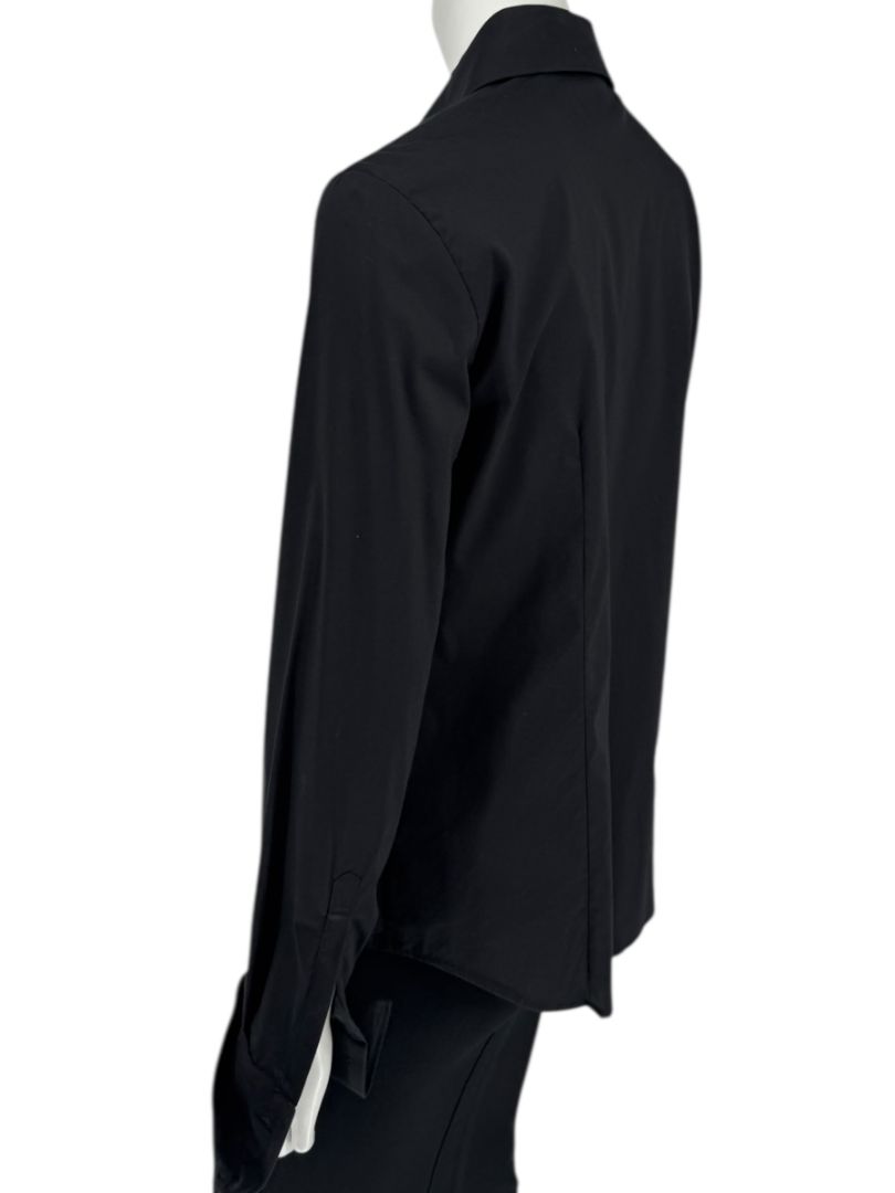 Neil Barrett Black Button-Front Stretch Shirt – Size M