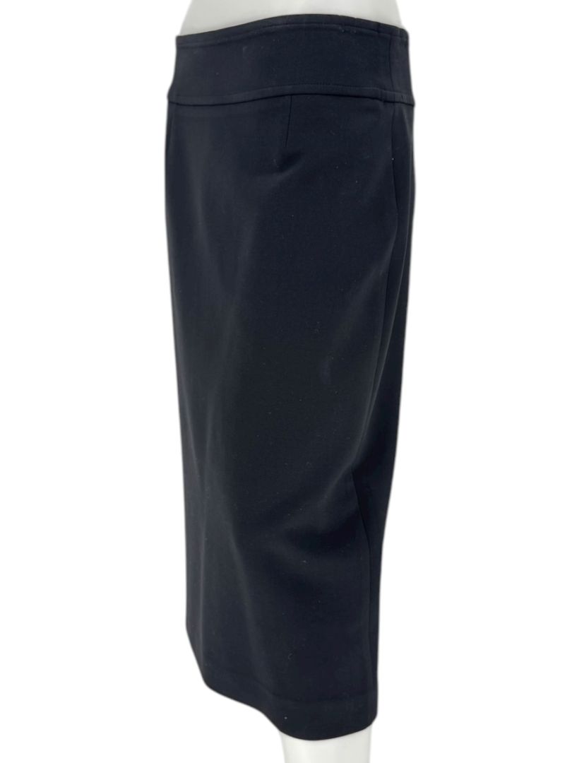 Michael Kors Black Wool-Blend Pencil Skirt – Size 14