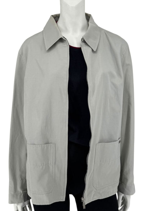 Chanel Identification Pale Grey Zip Jacket – FR 44