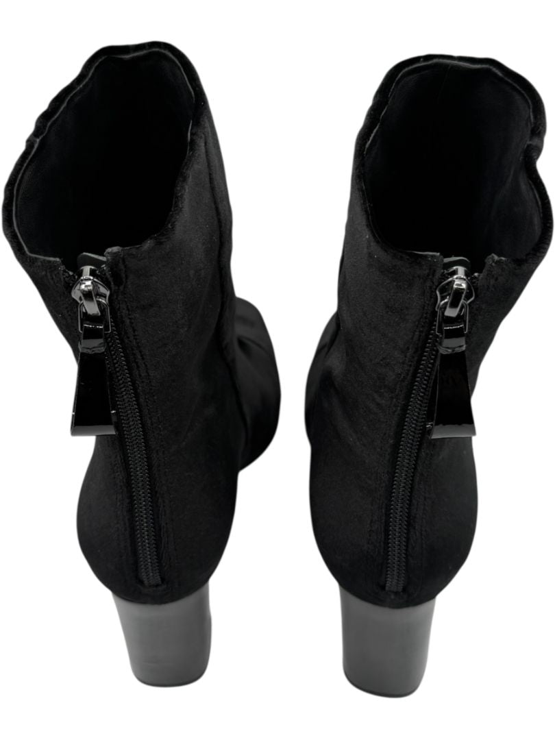 Alexandre Birman Black Velvet Booties – Size 39.5