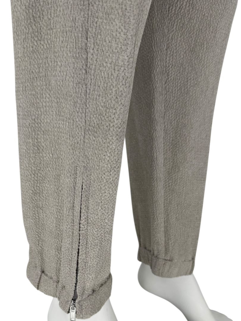 Rick Owens Taupe Draped Tank & Textured Jogger Set - Size IT 42 / US 6