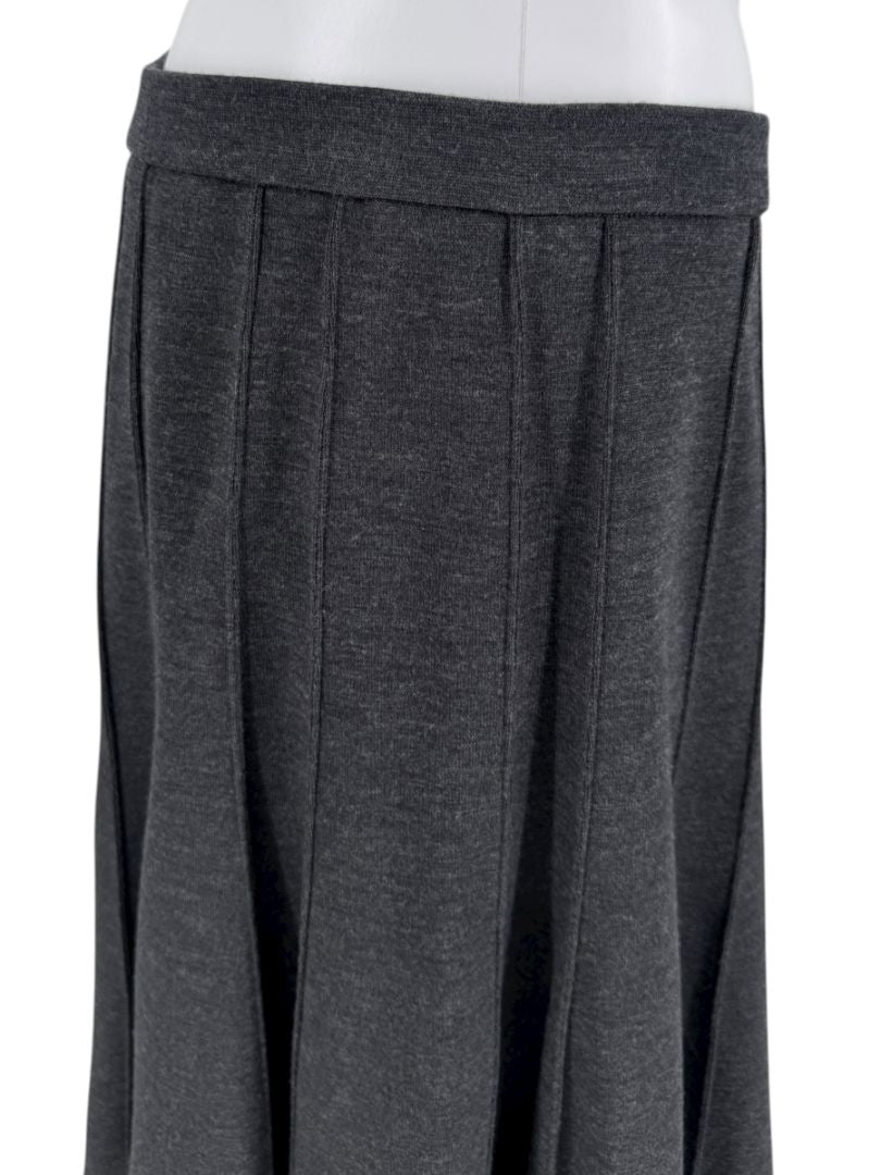 Lida Baday Charcoal Gray A-Line Skirt – Size 10