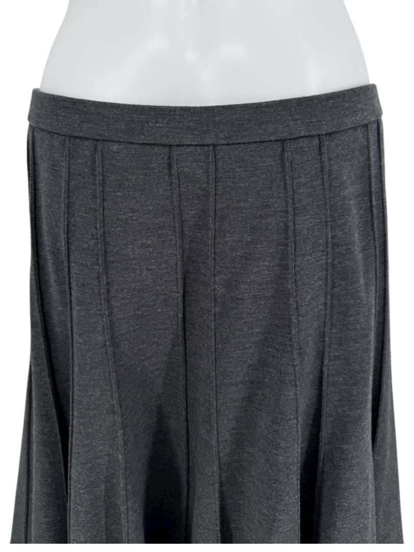 Lida Baday Charcoal Gray A-Line Skirt – Size 10