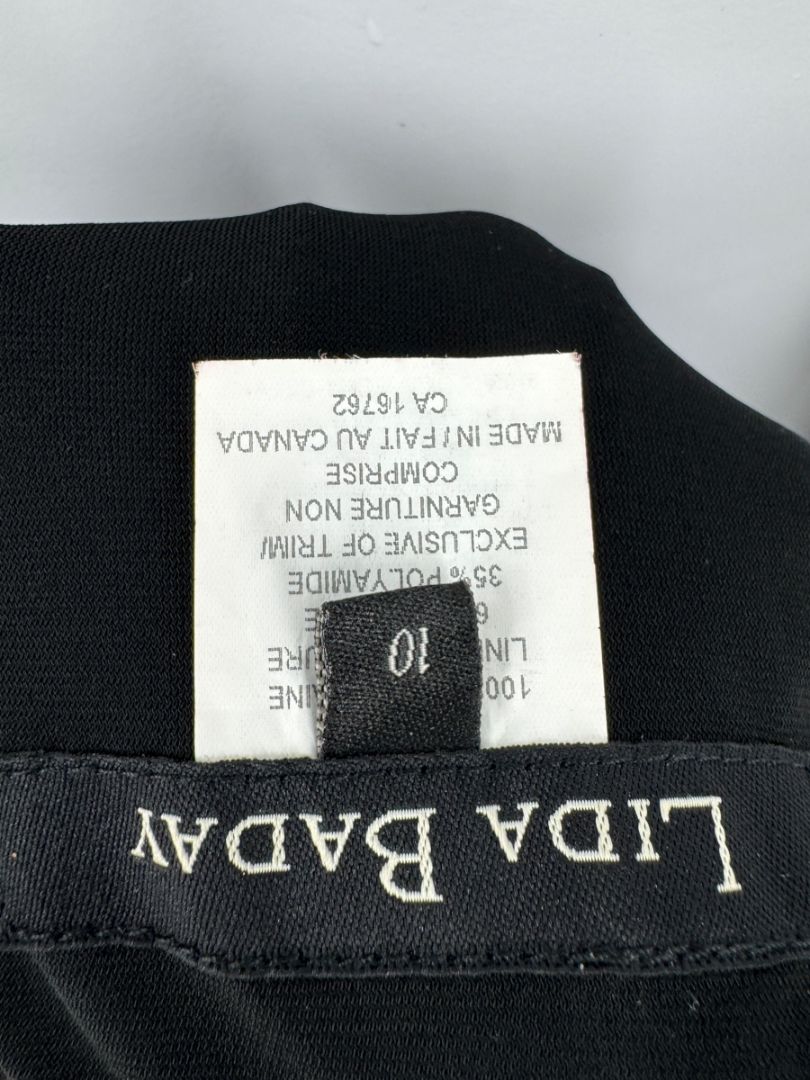 Lida Baday Charcoal Gray A-Line Skirt – Size 10