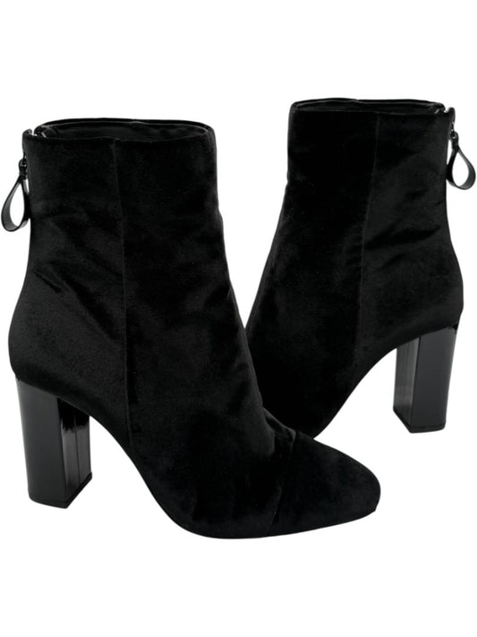 Alexandre Birman Black Velvet Booties – Size 39.5