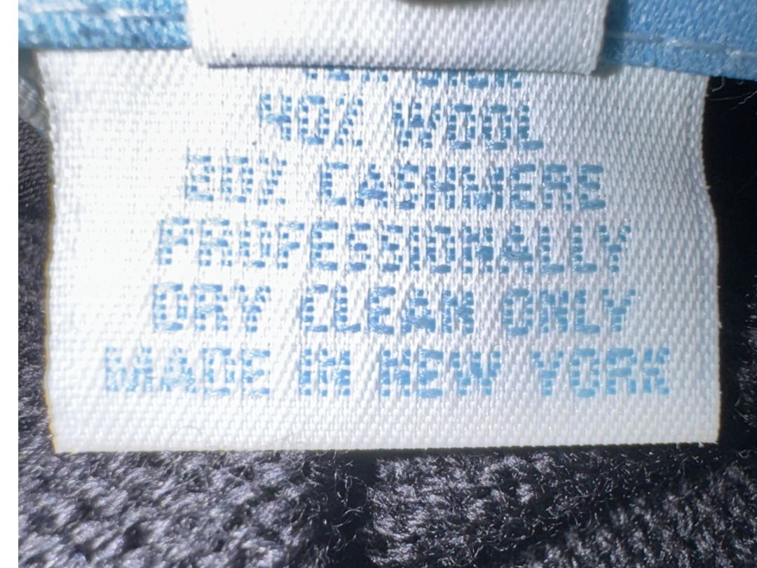 Zang Toi Black Wool-Cashmere Ruffled Fantasy Sleeve Top – Size XL