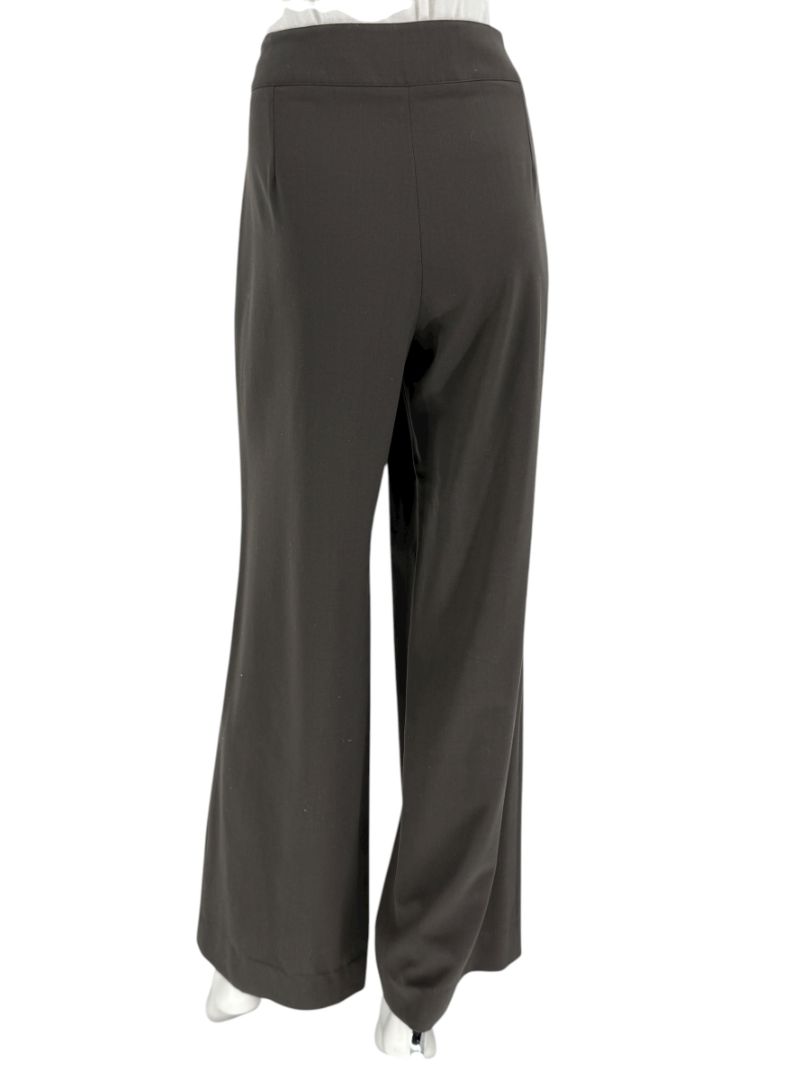 Armani Collezioni Charcoal Wide-Leg Trousers – Size 12