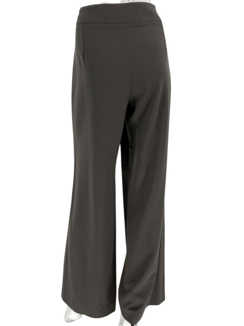Armani Collezioni Charcoal Wide-Leg Trousers – Size 12