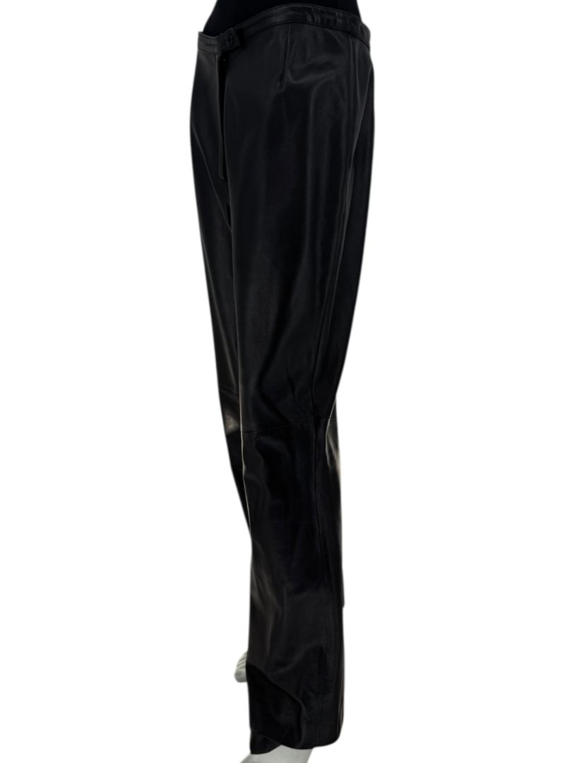 Valerie Stevens Black Genuine Leather Pants – Size 10