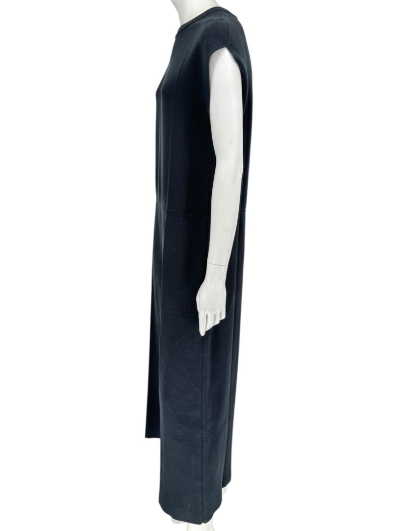 Balenciaga Black Sleeveless Wide-Leg Jumpsuit – Size FR 36