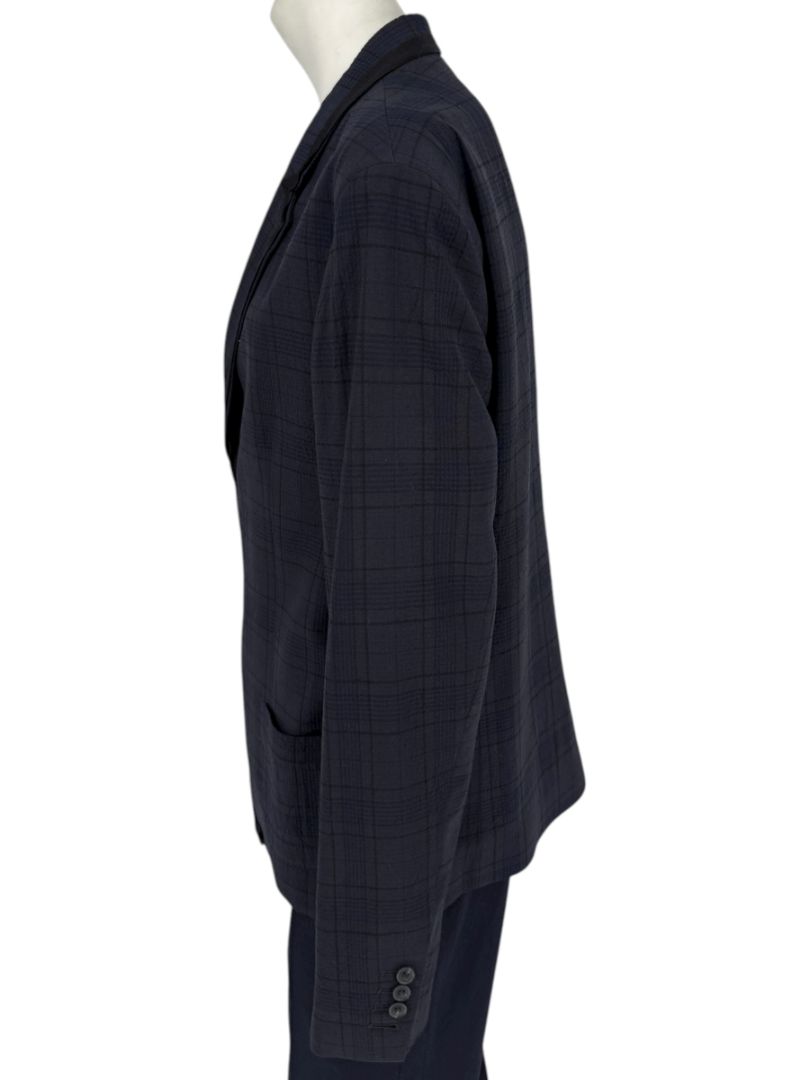 Lanvin ♥ H&M Men’s Blue Plaid Wool Suit – Size EU 52 - Limited Edition – New with Tags